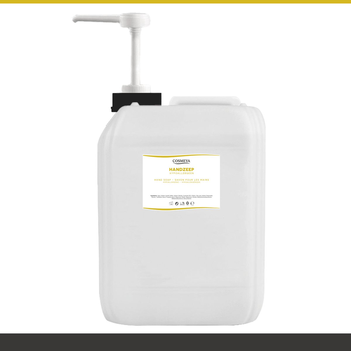 Handzeep - Hypoallergeen - Transparant - 5 Liter - Met Pomp - Jerrycan - Navulling