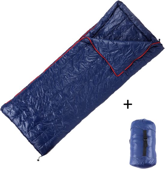 Slaapzak Ganzendons - Outdoor Slaapzak Kampeerzak - Kamperen en Wandelen - Water- en scheurbestendig nylon - 200 x 80 cm — afbeelding 4