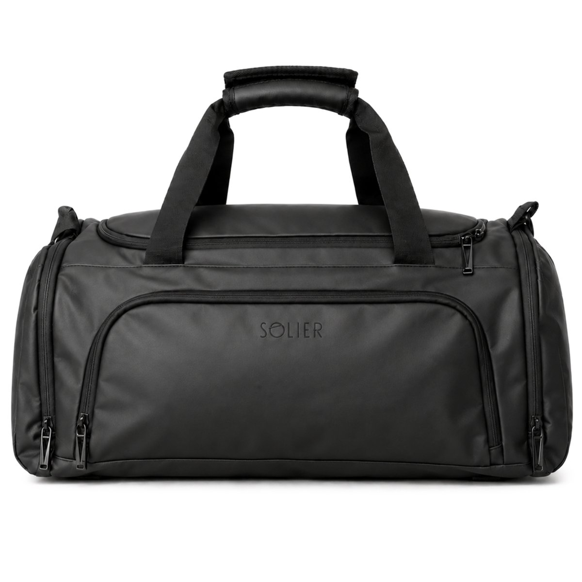 Solier SV30 MAVER - Weekendtas - 2-in-1 Rugzak - Schoenenvak - Zwart