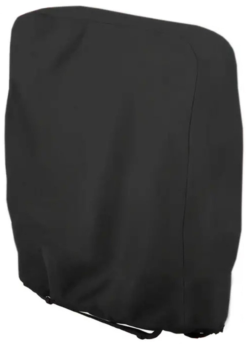Opvouwbare stoelhoes met opbergzak - Zwart - 210D Oxford-stof