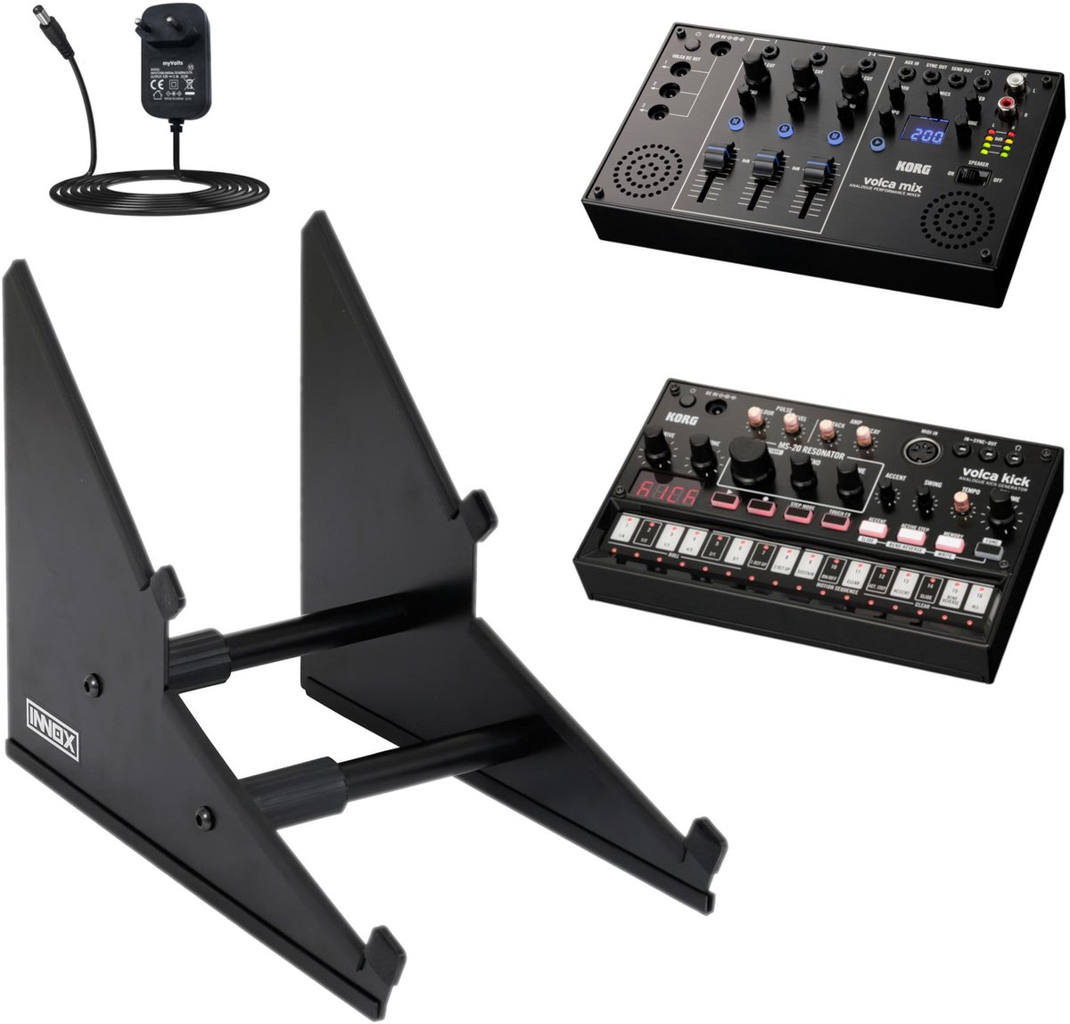 Synthstandaard - Innox SynthStand 01 voor 2 apparaten - Multikleur