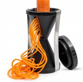HI NATURE™ Dunschiller - Spiraalsnijder - Juliennesnijder - Spirelli - Spiralizer voor Groenten - Courgettesnijder Spiraal - Dunschillers - Appelschillers - Zwart