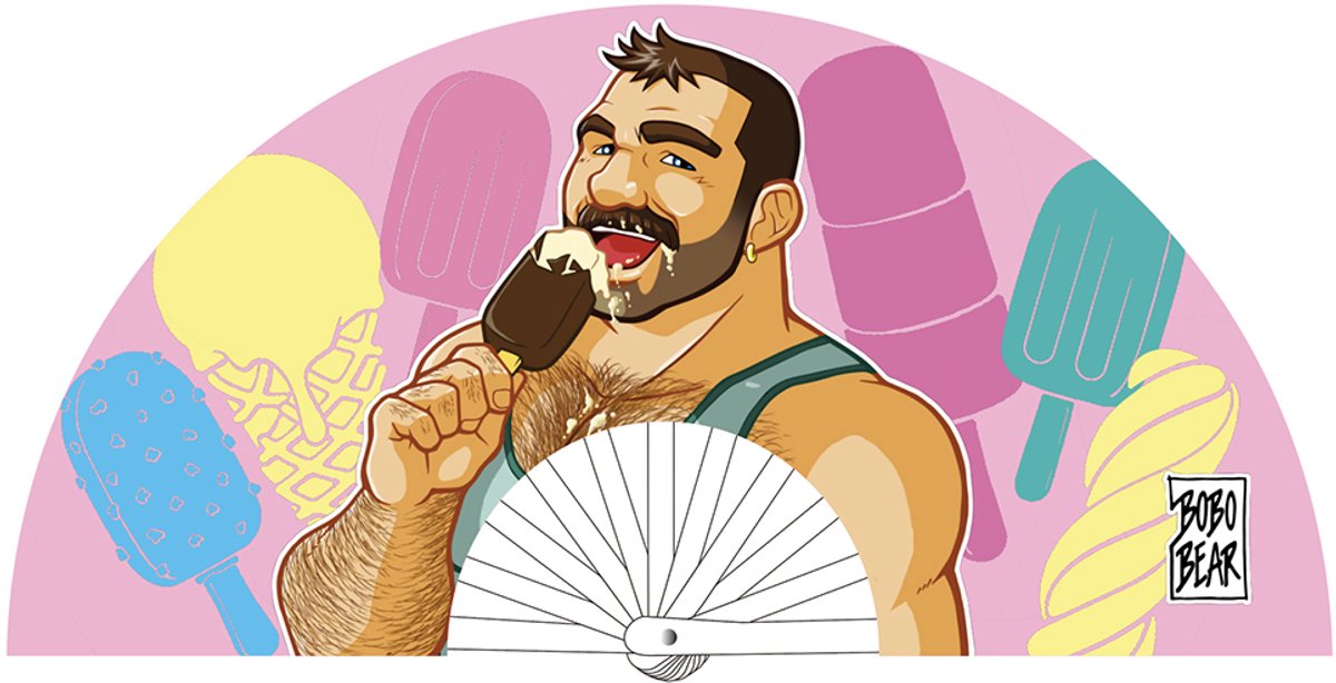 M PROUD ICE CREAM Pride Fan