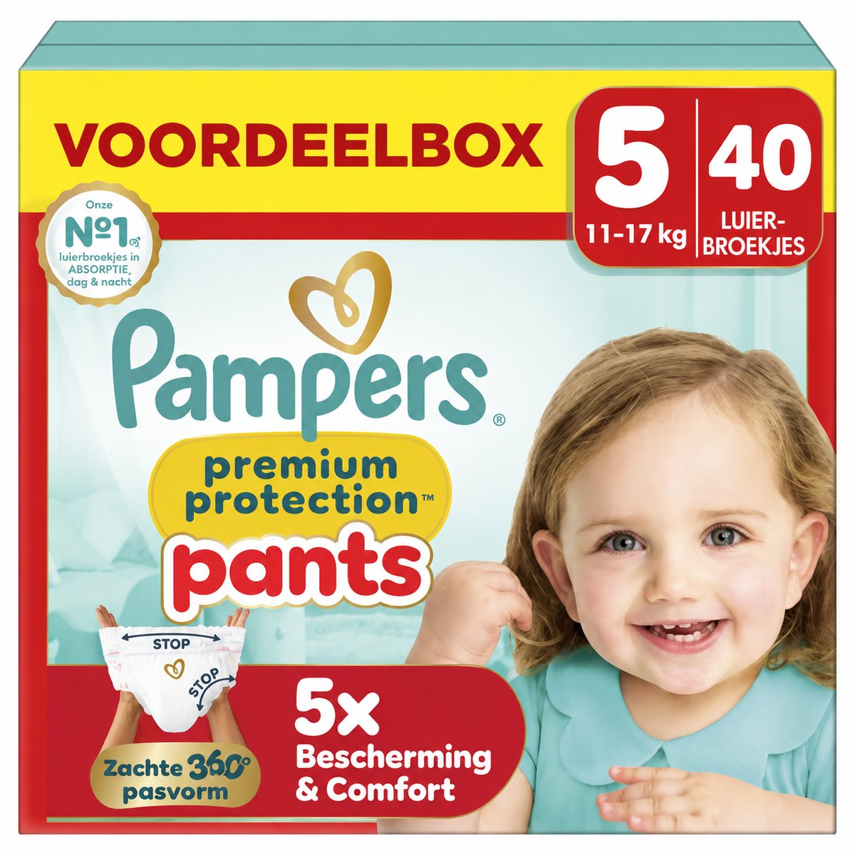 Pampers Premium Protection Pants Maat 5 - 40 Stuks - Luierbroekjes - 11-17 kg