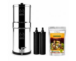 Sanitas Verde - Noodpakket Water & Voeding – Phoenix waterfilter 6L + Vitaliteit Booster 600 gr - 30 Dagen Plantaardige Voeding