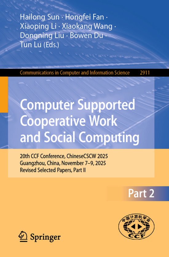 Communications in Computer and Information Science2911- Comp ... - cover