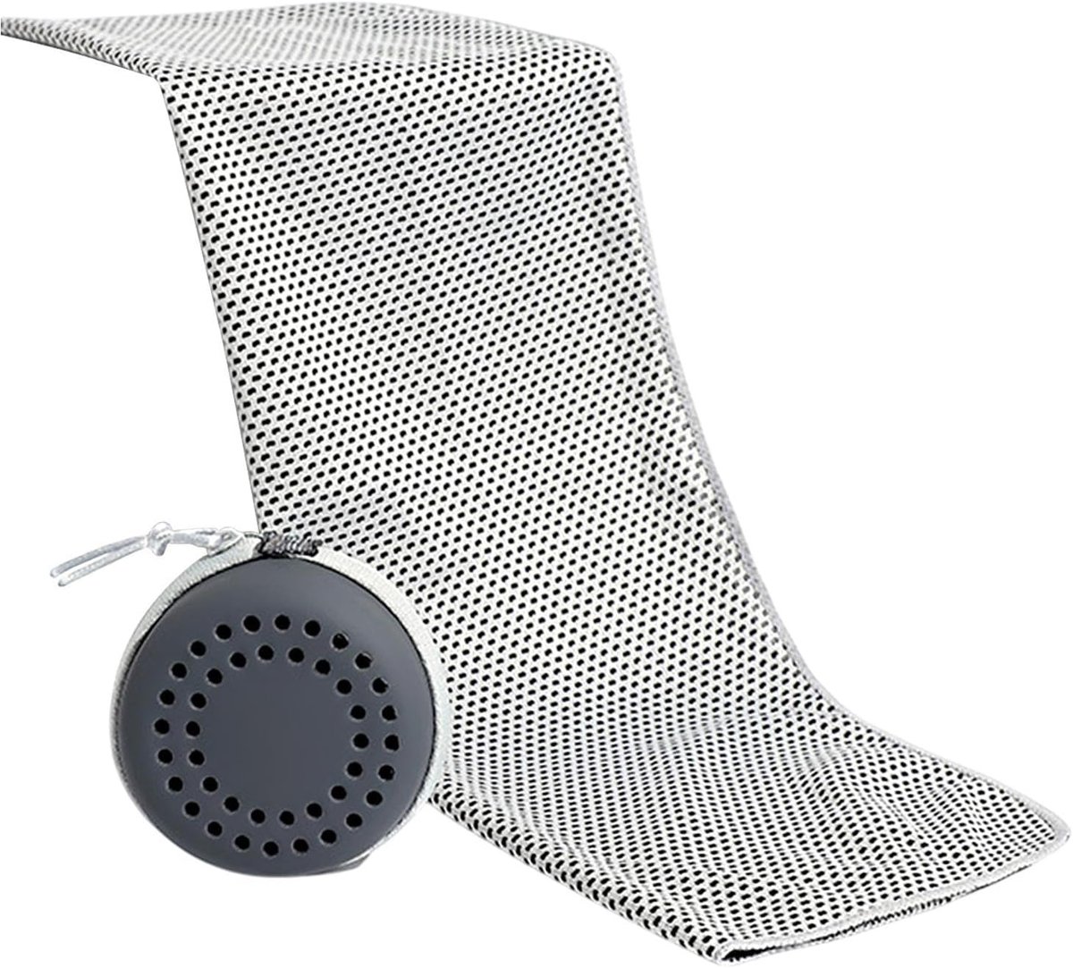 Koeldoek Nek - Absorptie Sjaal - Buiten Activiteiten - Directe Verkoeling - 90 x 30 cm - Grijs