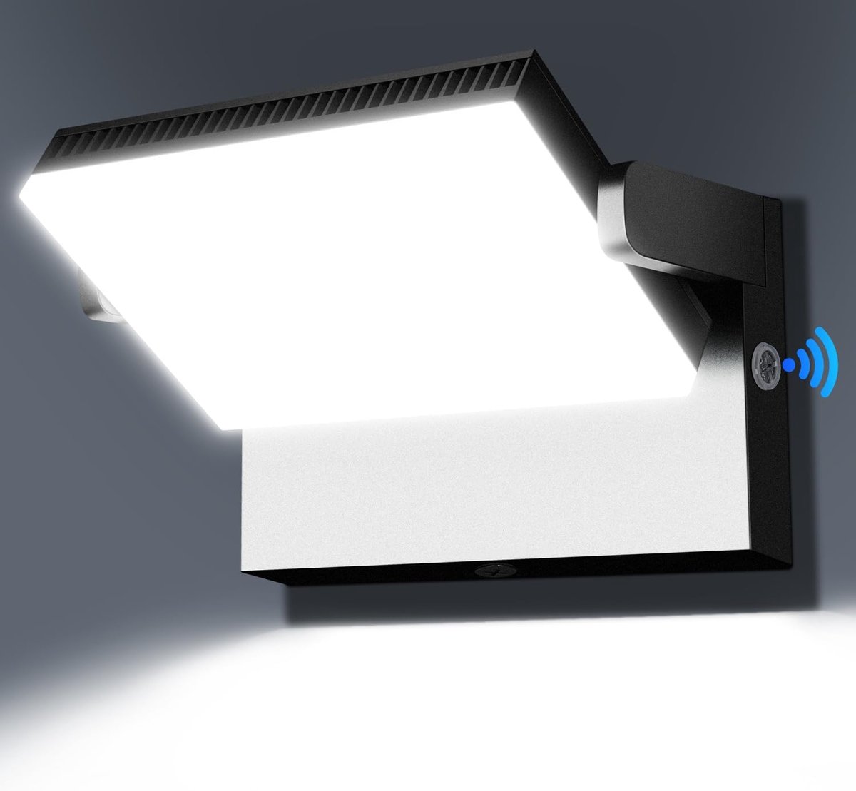 LED Wandlamp - Buitenverlichting - Veiligheid Verlichting - 360 Graden Rotatie - 120 Watt - Zwart