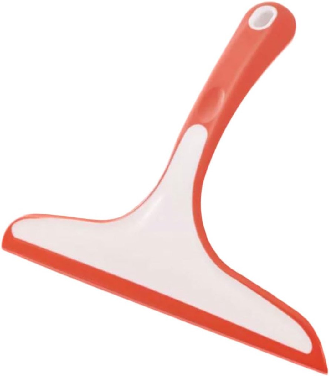 Multifunctionele Wisser - Schoonmaakwisser Glasreiniger - Streeploos Reinigen - Buigzaam Ontwerp - 25 cm - Oranje