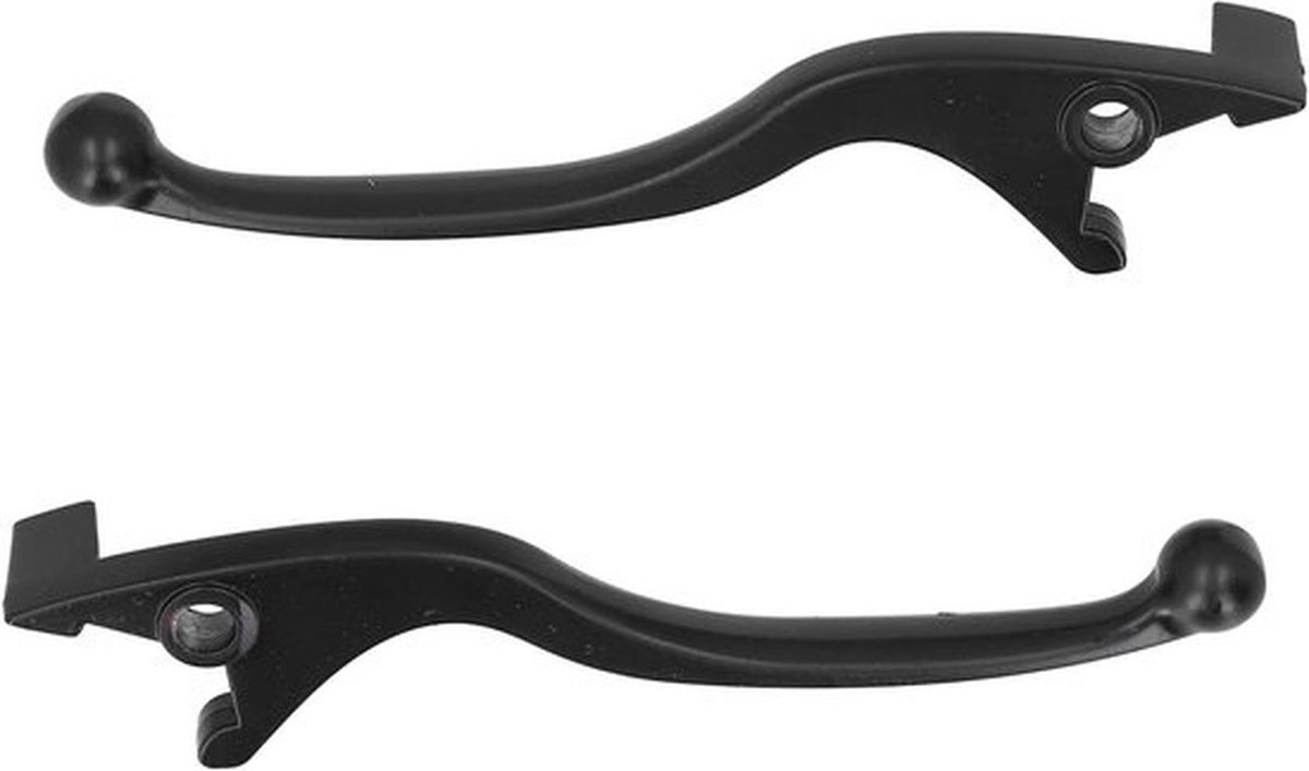 MK Stoer - Remhendel voor Motorfiets Bromfiets ATV - Handvaten - Aluminium Profiel - Zwart - Vervanging - Geschikt voor - Links & Rechts - 2 Stuks