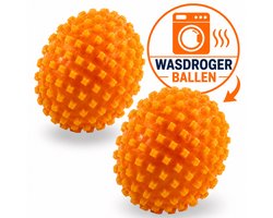 DEGG® - Wasdrogerballen voor Droger - 2 stuks - Herbruikbaar - Tot 25% Sneller Droog - Minder Kreukels & Statische Elektriciteit - Dryer Balls voor Wasdroger