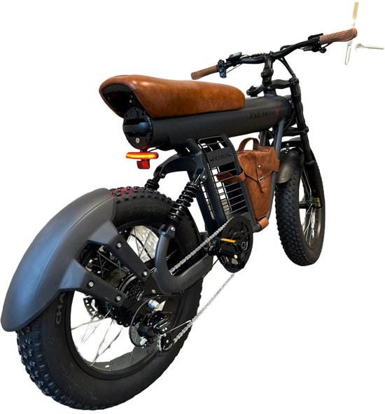 Diablo Fat Boy - Fatbike - Mat Grijs Bruin van Diablo — afbeelding 2
