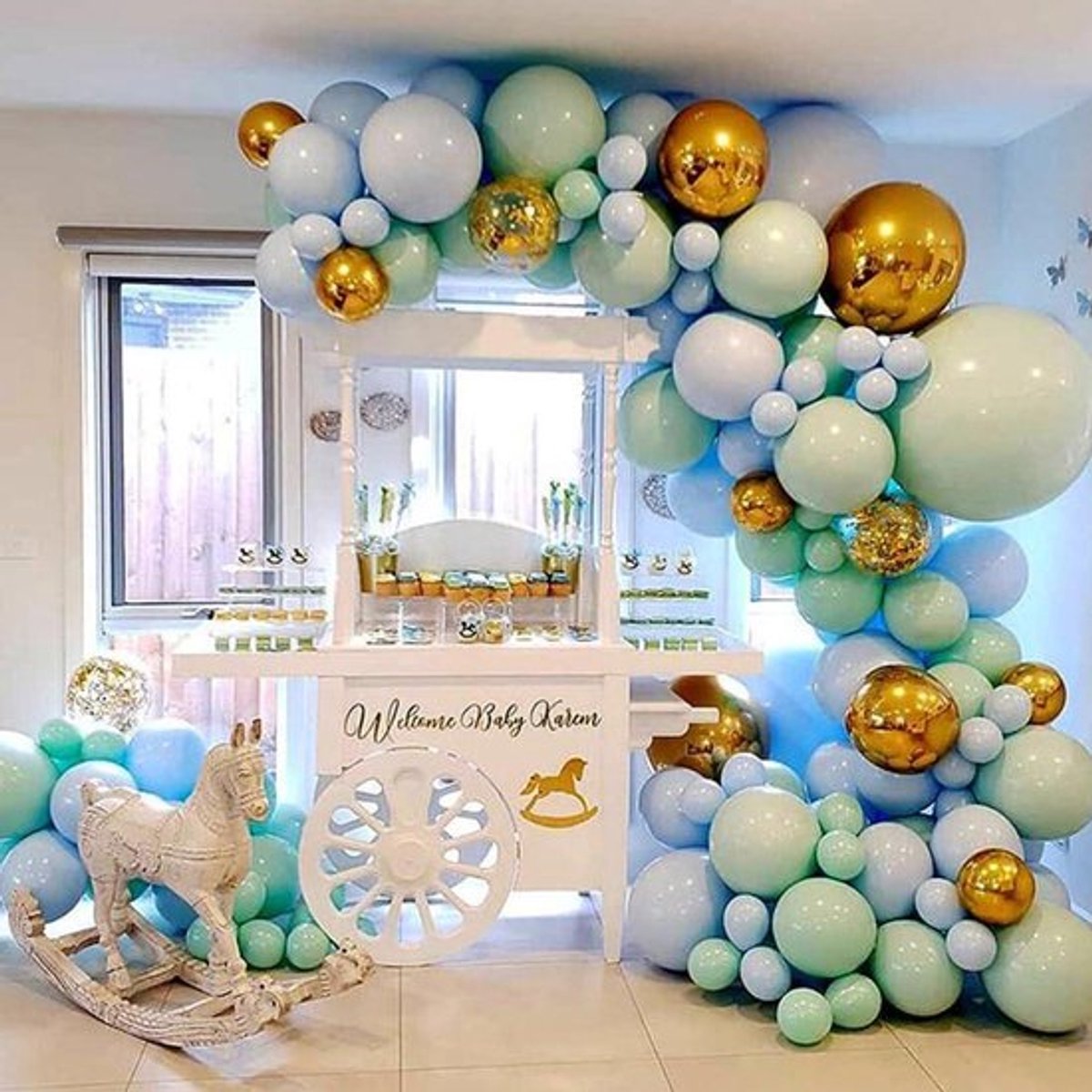 Balloon Decoratie Set: 5 Meter Ballonnen Slinger voor - Allecto Plus