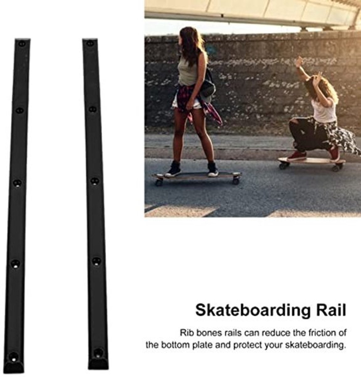 Edge - Dailygoods- Skateboard Rails Slijtvaste Flexibele Ribben