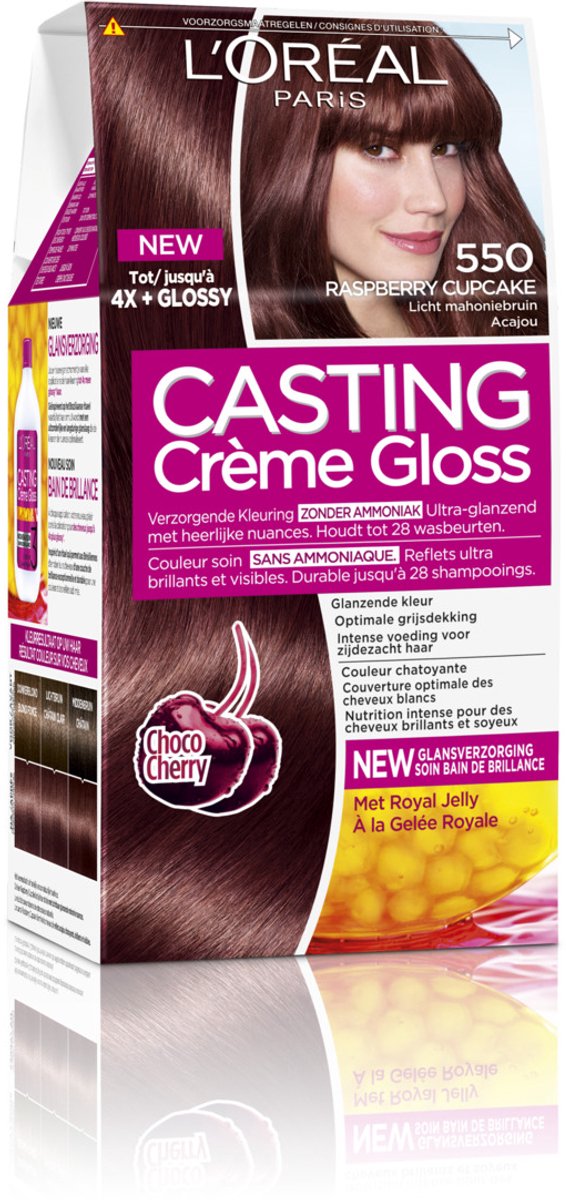 L'Oréal Paris Casting Crème Gloss Haarverf - 550 Licht Mahoniebruin