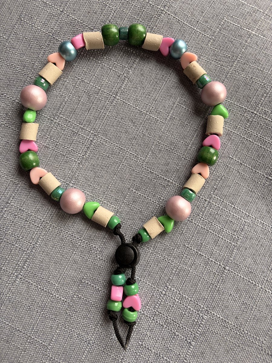 Natuurlijke Keramische Kralenketting voor Honden (anti vlo/teek) – Handgemaakt & Stijlvol-Roxy-35/39cm-NaamopKado-Hondensierraad