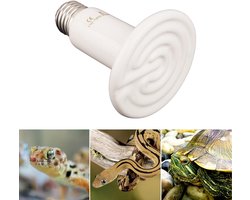 Keramische Warmtelamp - Reptielen Verwarming - Terrarium Klimaat - Geen Licht Uitzending - 200 Watt - Wit