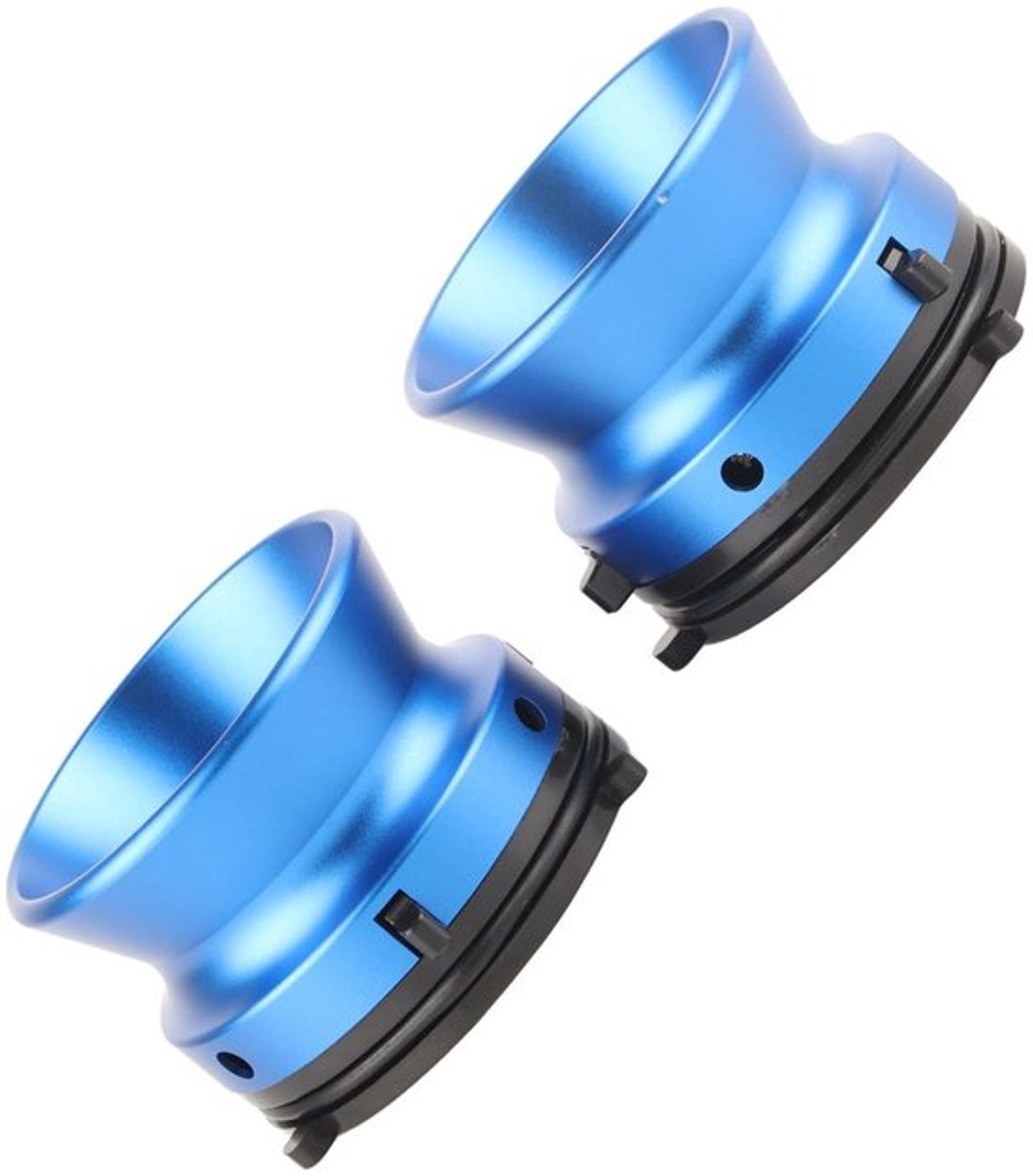 Allecto Hub Adapters - Tape Reel Adapter - Aluminiumlegering - Blauw - Voor reel to