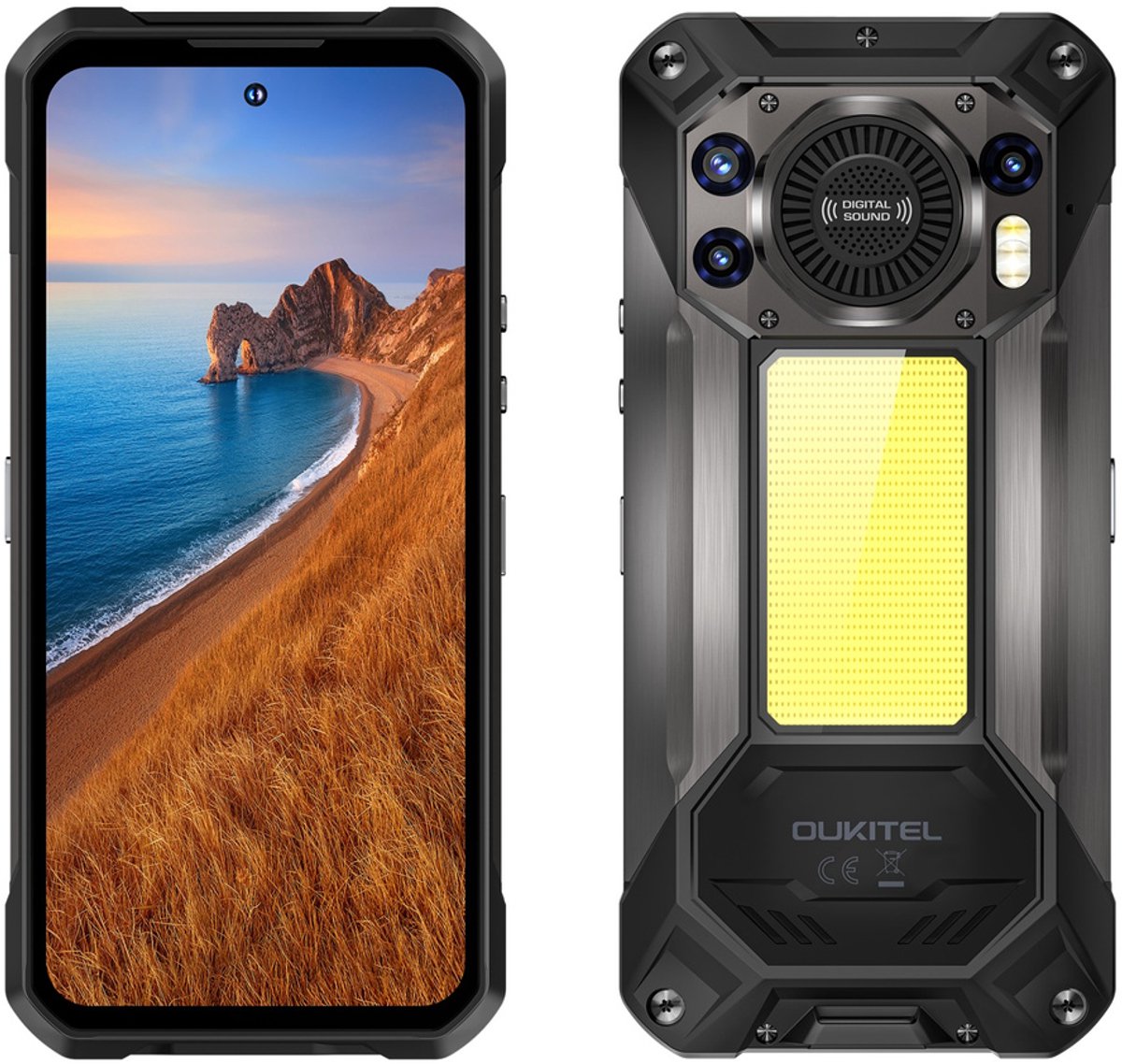 Oukitel WP61 5G phone, 512/12 GB, black 17,3 cm (6.8") Dual SIM Android 16.0 USB Type-C 512 GB 20000 mAh Zwart