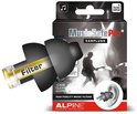 Alpine MusicSafe Pro oorplug verpakking met afbeelding van gitarist en oor met oorplug.