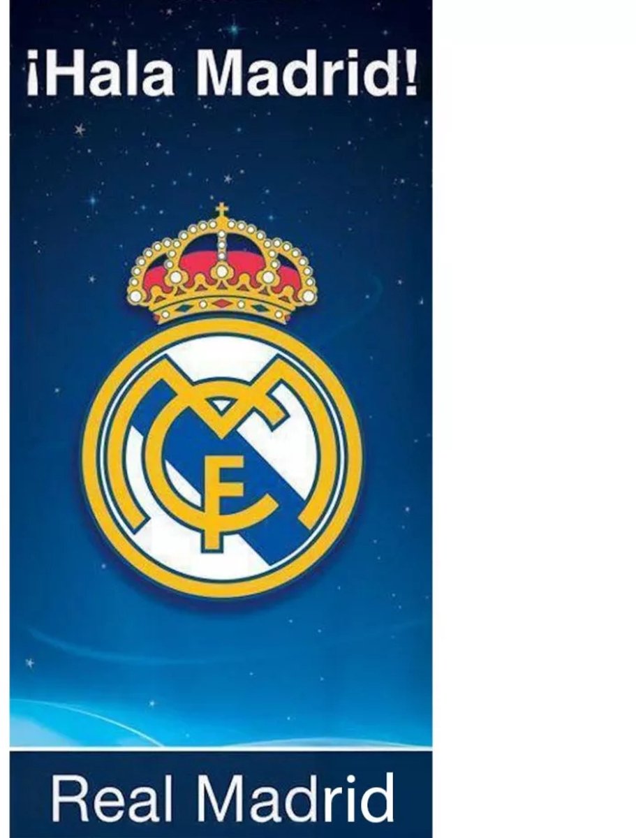 Real Madrid Strandlaken - Polyester Handdoek - 70 x 140 cm