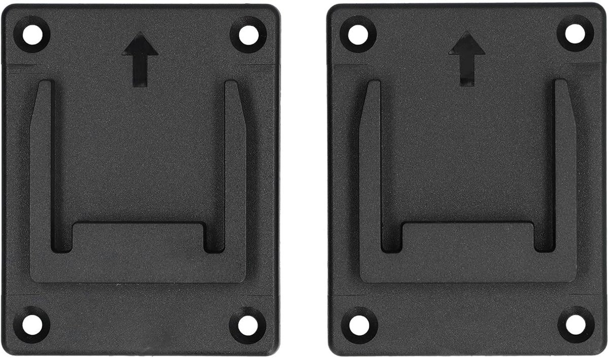 Toolhouder Dock voor 18V Accu Gereedschap - 2 Stuks, Stevige ABS Batterijsteun voor Elektrisch Gereedschap