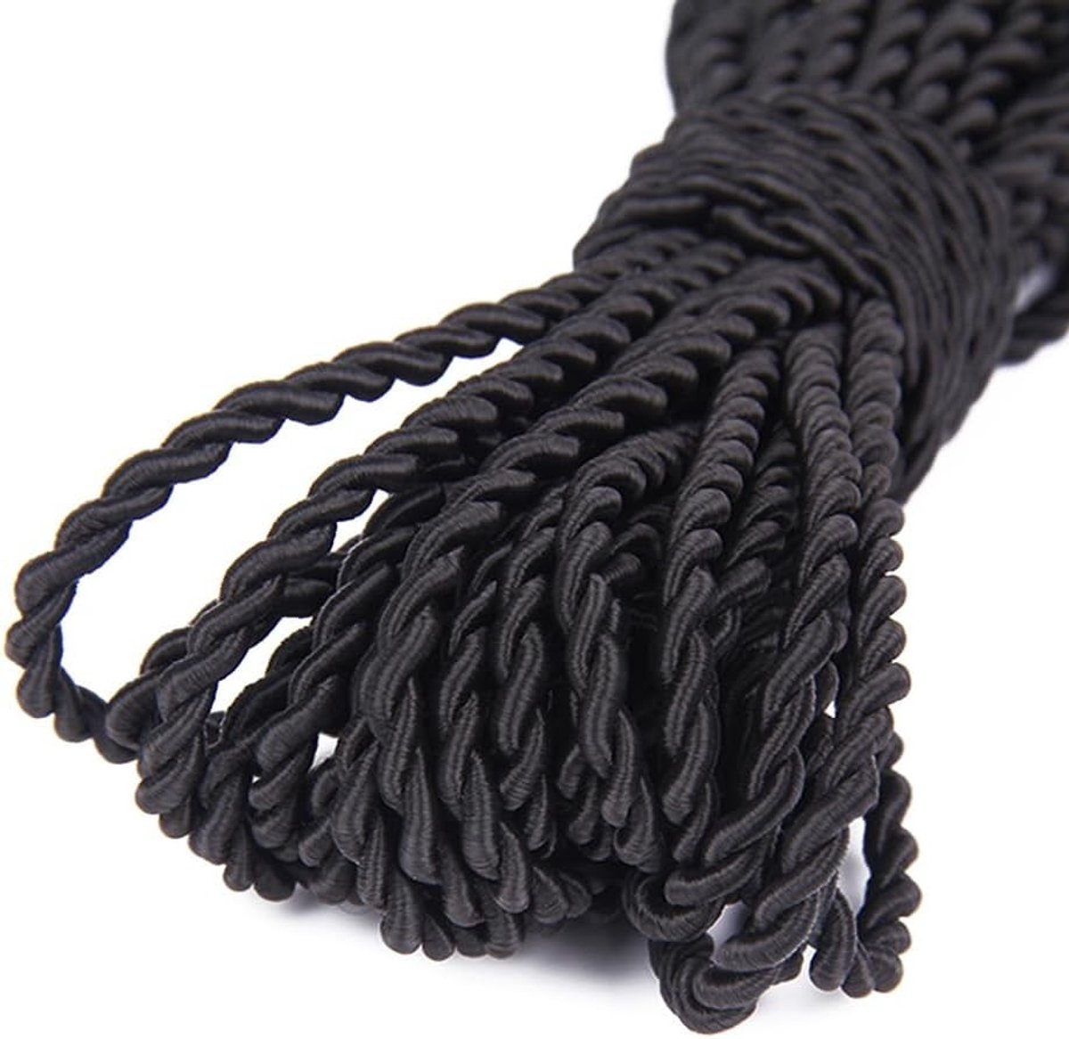 Zachte Multifunctionele Zijden Touw van 6 mm en 5 m - Sterk en Duurzaam Touw voor Kleding Drogen, Verpakken en DIY Creaties
