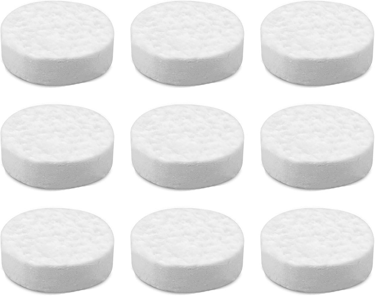 Ronde keramische wol voor bio-ethanol, ideaal voor open haarden en tafelkachels, duurzaam en hittebestendig, perfect voor binnengebruik