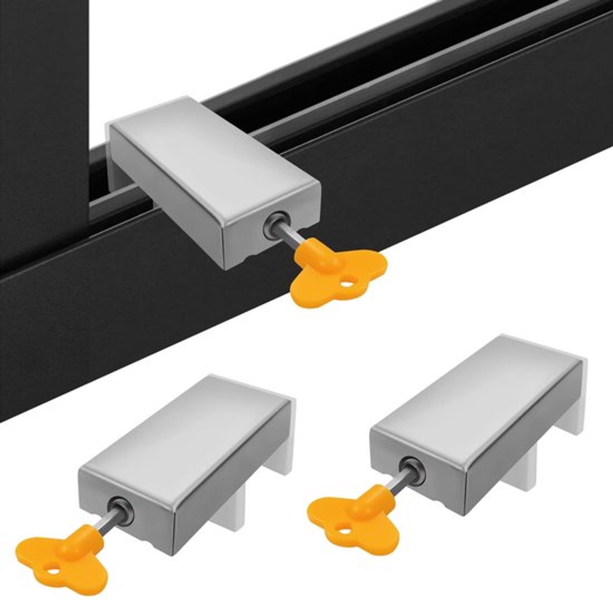 Store_7 - Schuifraamsloten - Diefstalbeveiliging - Aluminium - Veiligheid voor