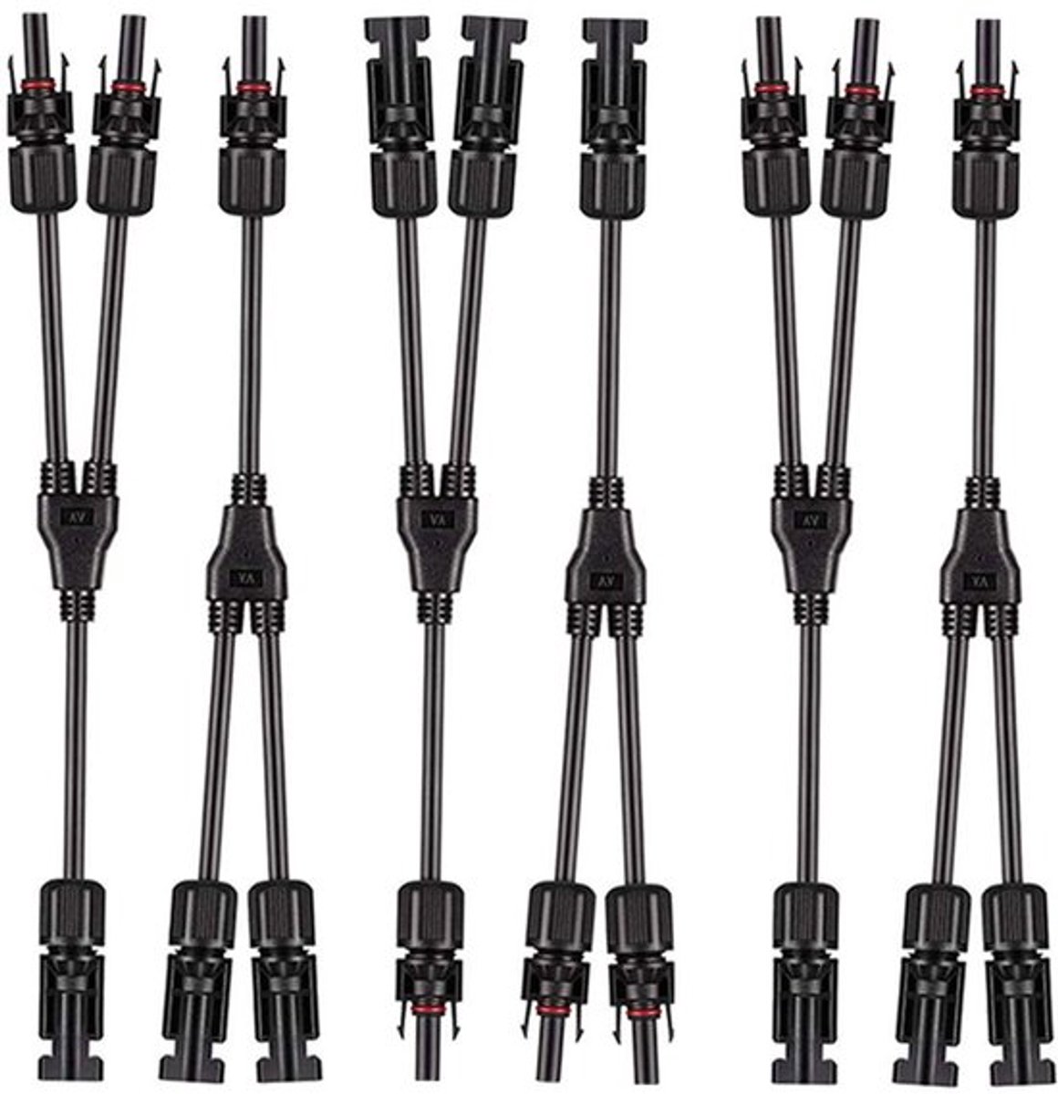 Zeynomax - Zonnepaneel Kabel Connector - Fotovoltaïsche Aftakconnector - 3 Paar