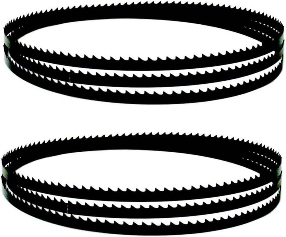 Lintzaagbladen Set - Houtbewerking Gereedschap - Precisie Houtsnede - SK5 Carbon Staal - 2640mm 4 TPI - Metaal
