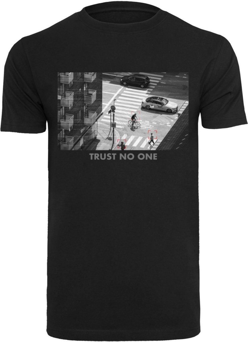 Mister Tee Trust no one Heren Tshirt S Zwart