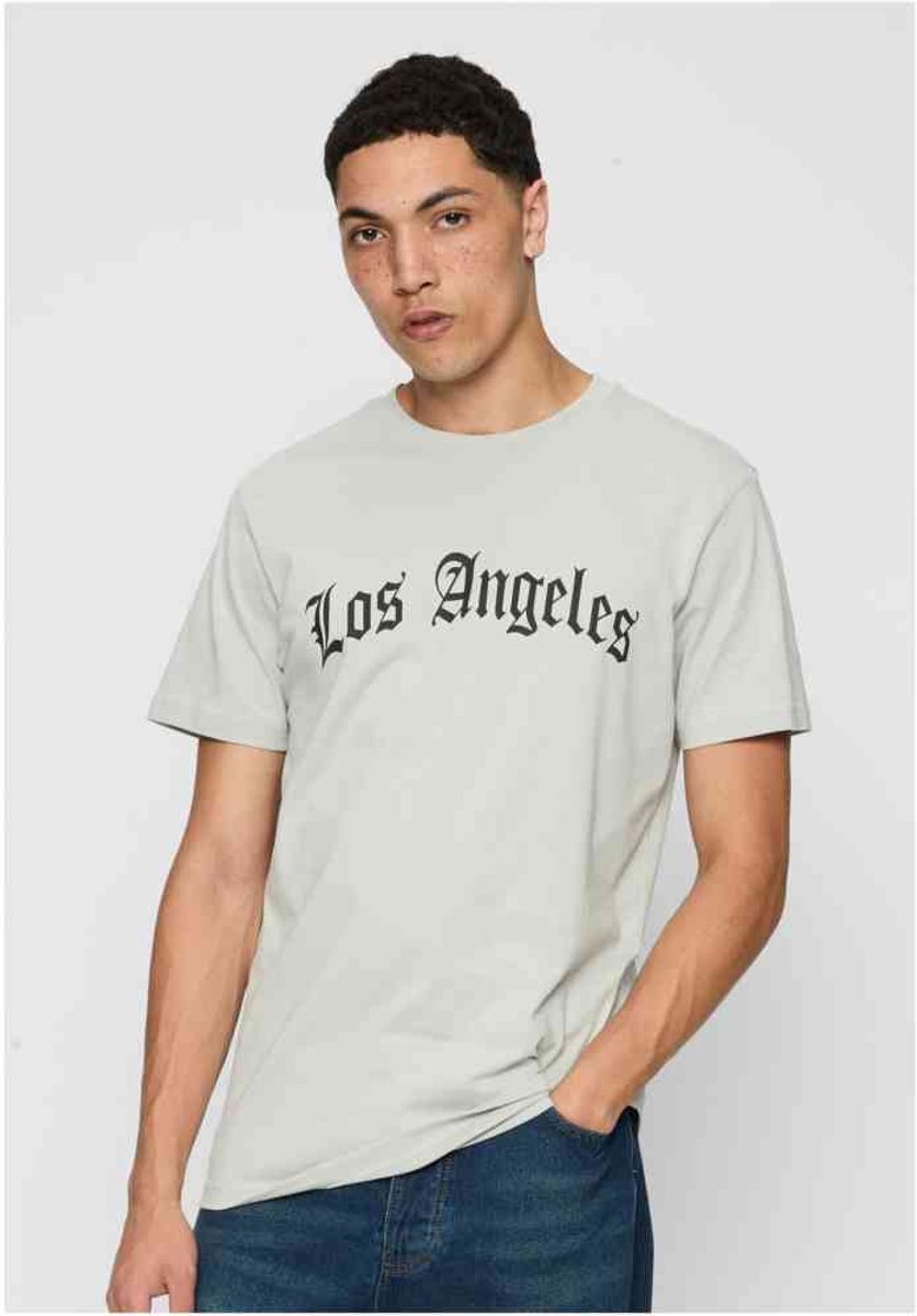 Mister Tee Los Angeles Wording Heren Tshirt 3XL Grijs