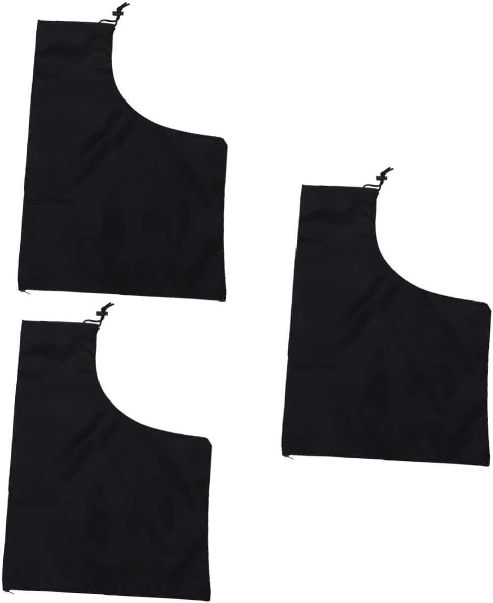 Opvangzakken Tuinafval - Bladenzakken Grasmaaier - Bladeren Verzamelen - Duurzaam Oxford Doek - 60 x 44 cm - Zwart