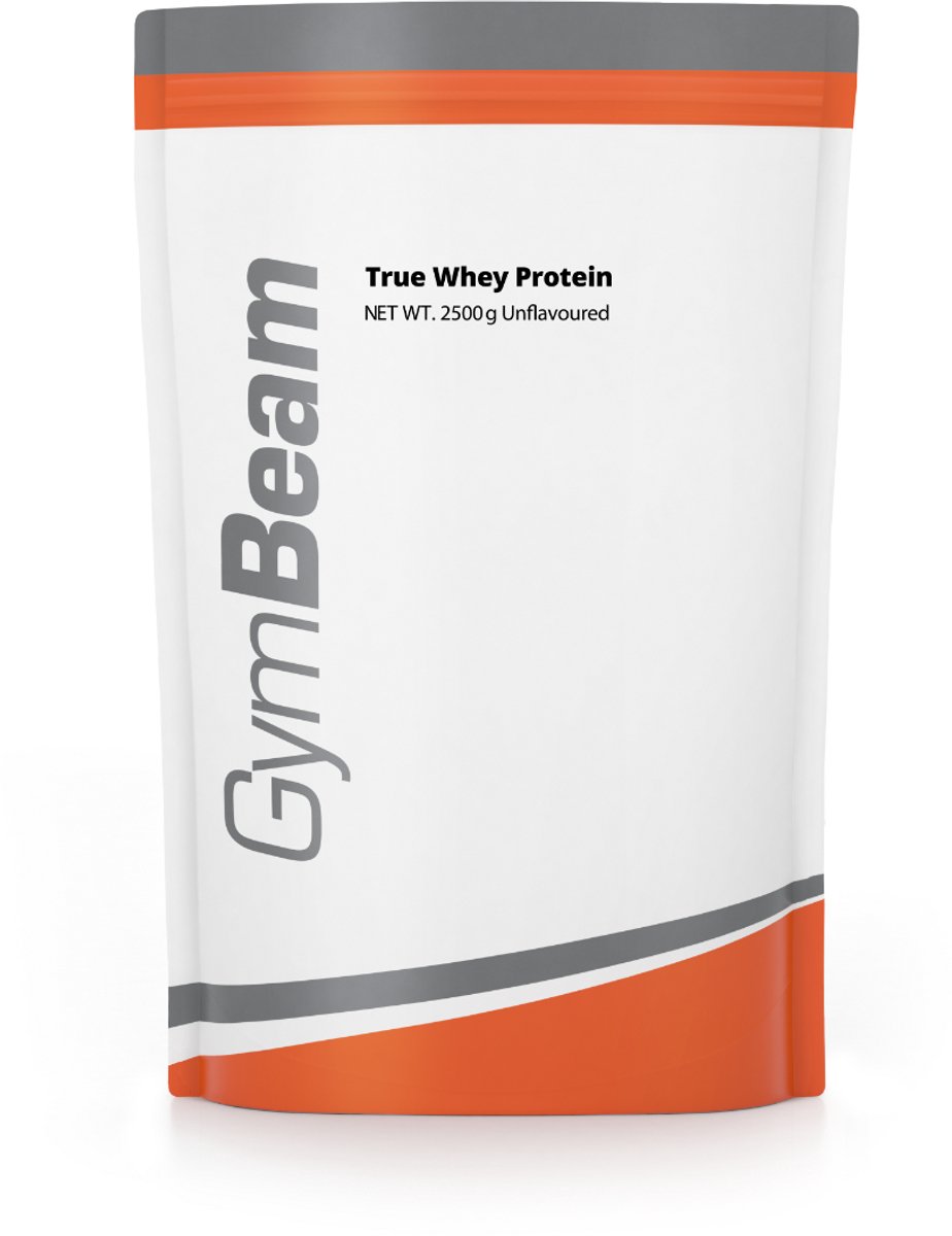 GymBeam True Whey Proteïne - Niet-Gearomatiseerd - Wei-eiwitconcentraat WPC 80 - Eiwitpoeder - 2500 gram (83 servings)