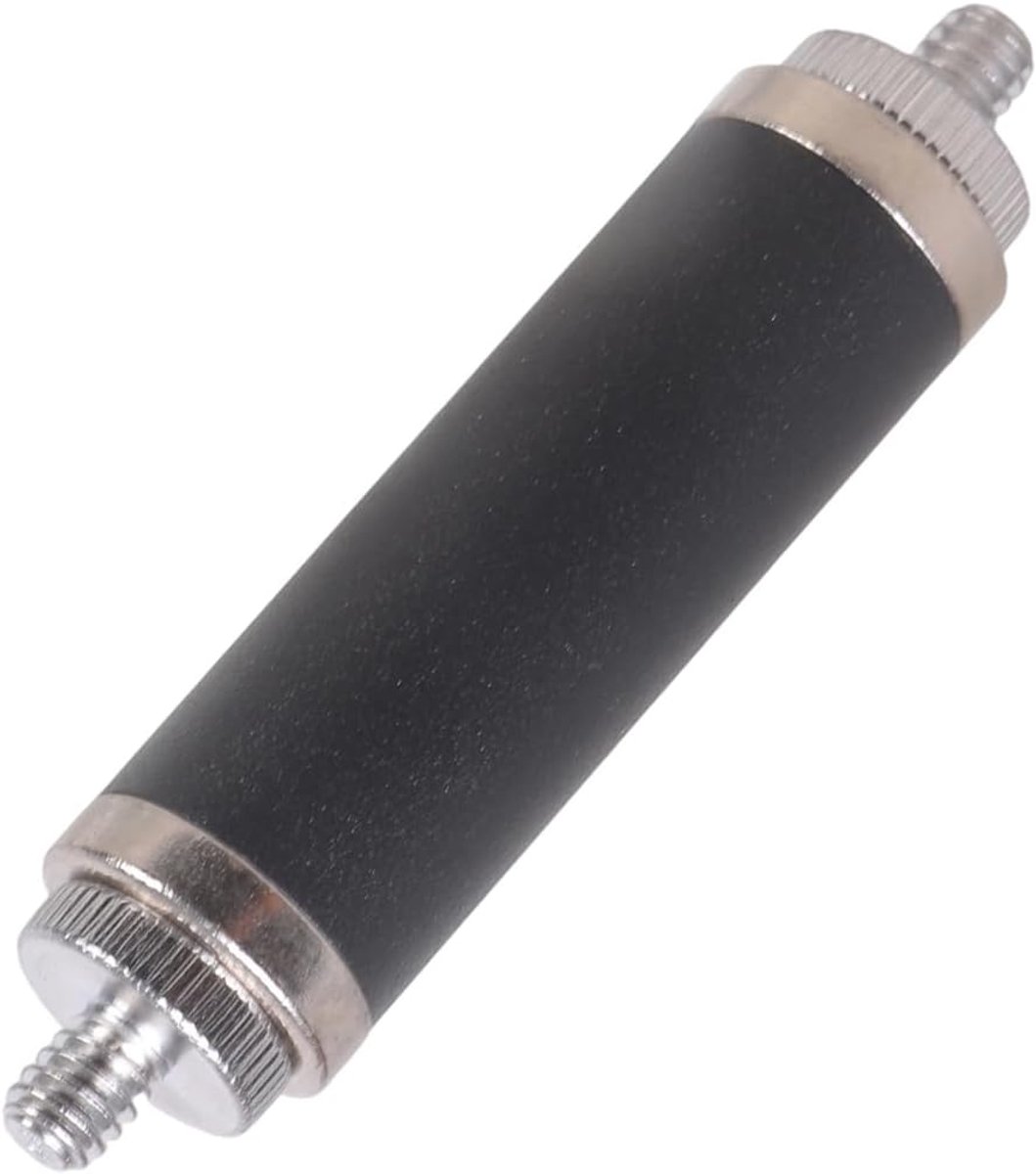 Verlengstang Statief - Camera Beugel - Fotografie Studio - Dubbele Schroefdraad - 10-30 cm - Zilverkleurig