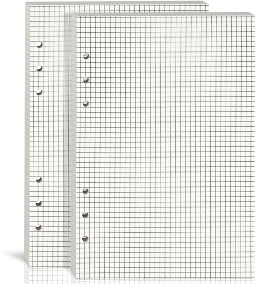 MTTProducts - 2 Pack 6-Holergedoteerd Grid Papier A5