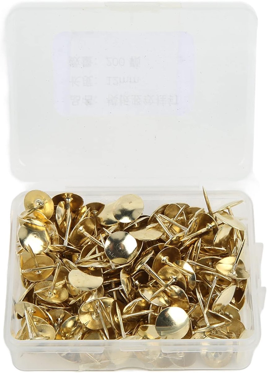 Punaises - Tekenaars - Kantoor Organisatie - Verticale Grip - 200 Stuks - Zilver