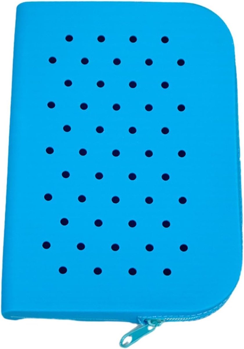 Siliconen etui - Pennenhouder - Spullen organiseren - Waterdicht en duurzaam - Grote capaciteit - Blauw