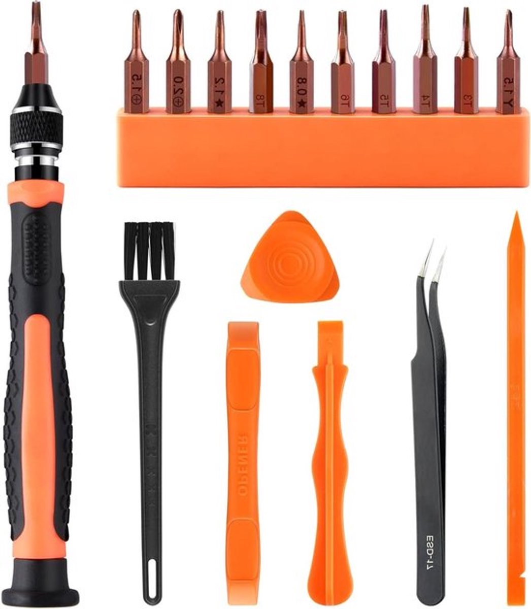 Schroevendraaierset Allecto Plus met 17 stukken voor MacBook