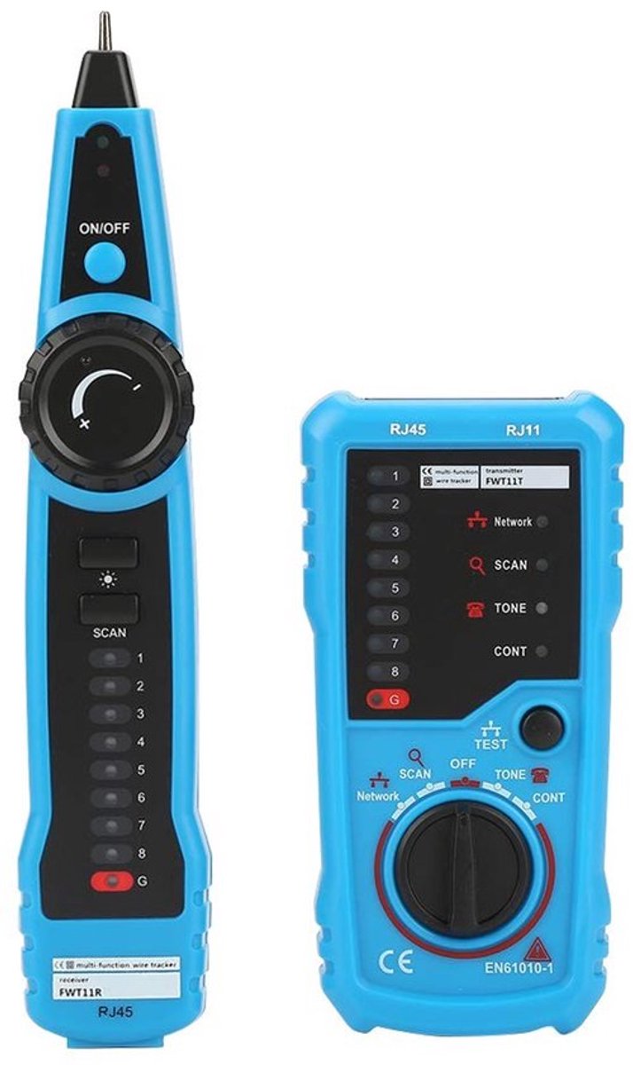 SVGCommerce - Handheld Kabel Tracker - Rj11 Rj45 Netwerk Kabel Detector