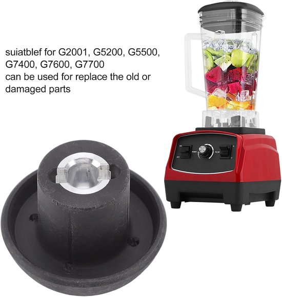 Blender Aandrijving - Reserveonderdeel Kit - Keuken Apparaat - Roestvrijstaal Tandwiel - Zwart van Blender — afbeelding 4