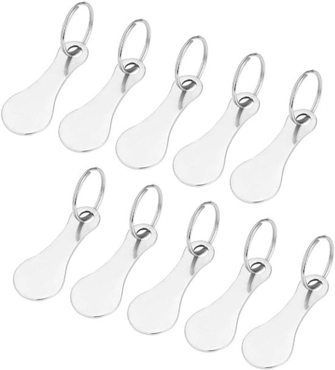 Set van 10 metalen wagenontgrendelaars Allecto Plus