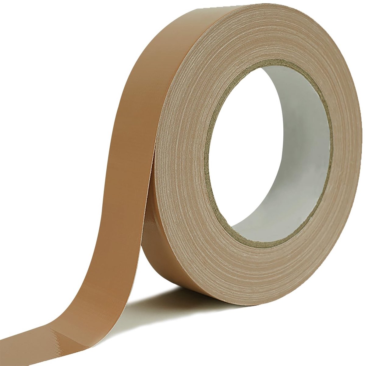 Extra Sterk Textieltape 20m x 25mm - Scheurbestendige Waterdichte Reparatietape voor Buizen, Vloerkleden en Lekkages, Bruin