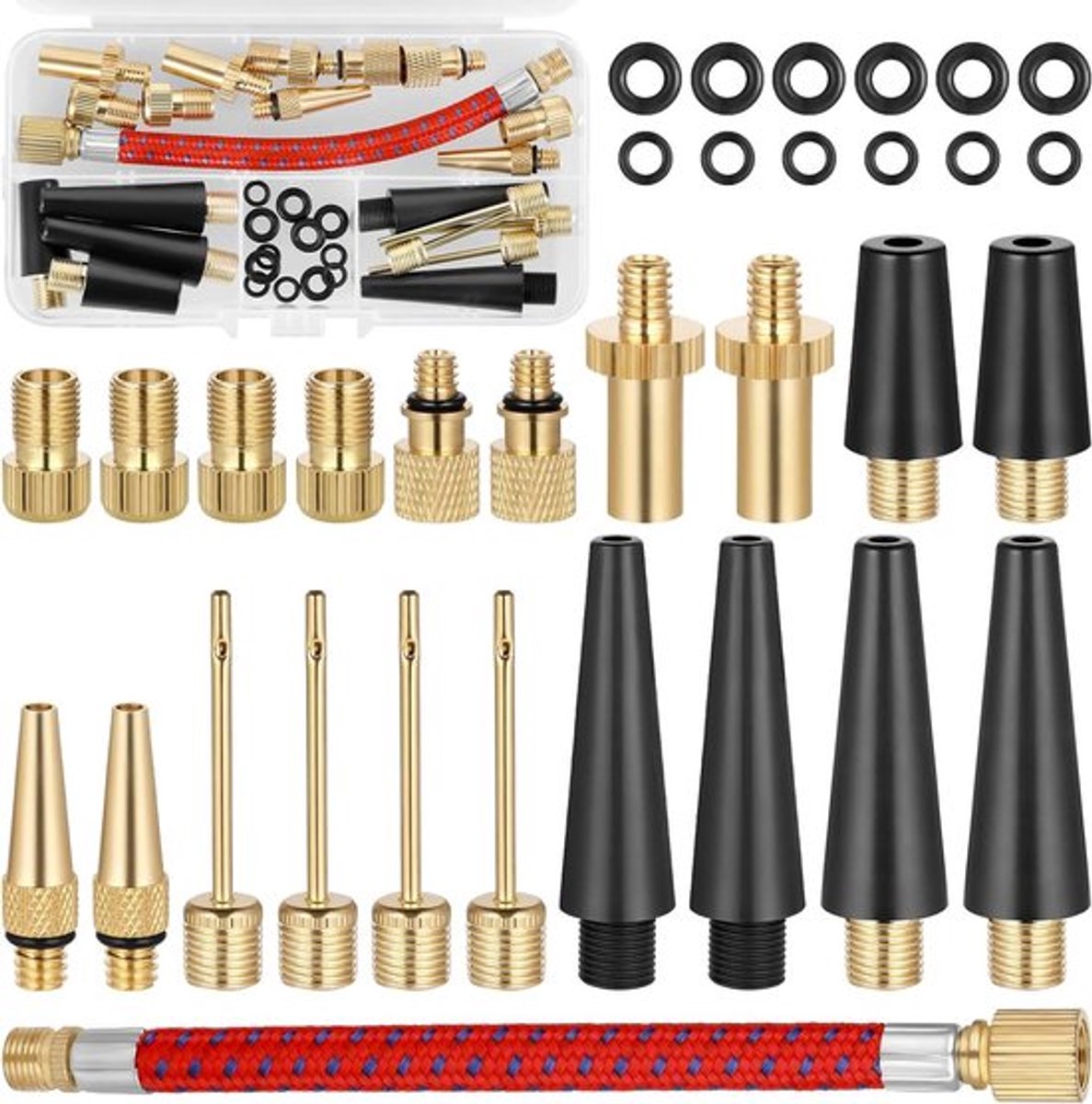 Ventieladapter set Inovra Plus, 33-stuk
