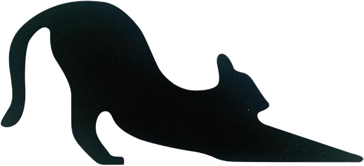 Antislip deurstopper - Houten deurwig - Deuren open houden - Schattig kattenontwerp - 165 cm - Meerkleurig