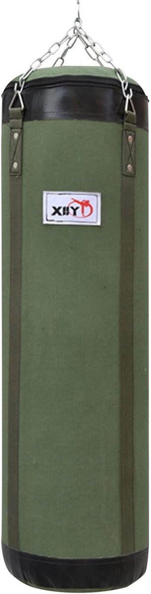 Lege Zandzak - Trainingsbenodigdheden - Fitness Training - Canvas met Hoge Dichtheid - 120 cm - Zwart