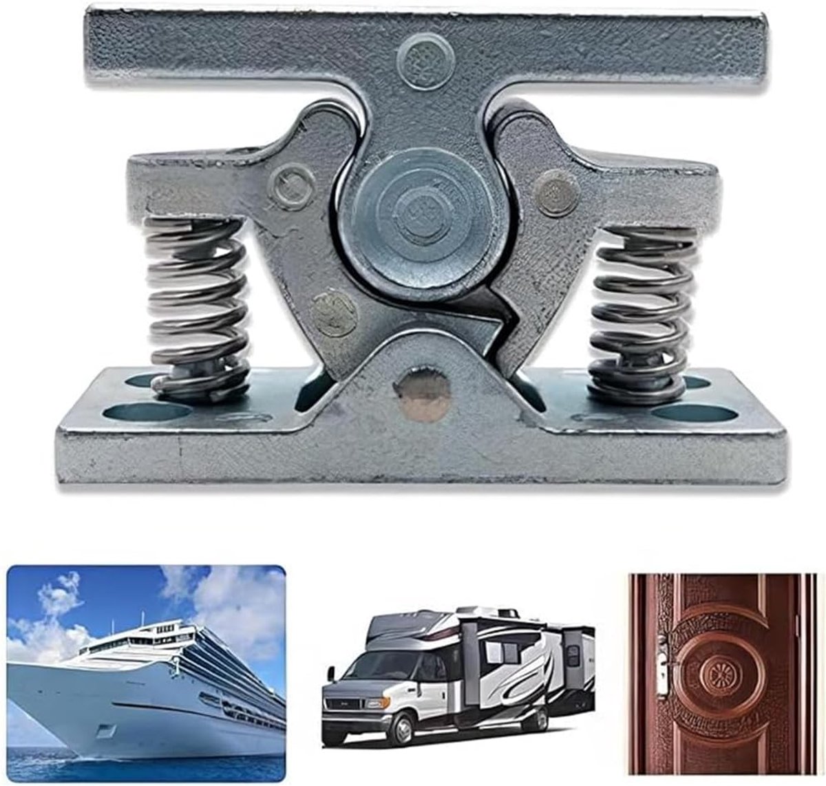 Deurstopper - Deurhouder - Deuren Open Houden - Zinklegering - Universeel - Zilver