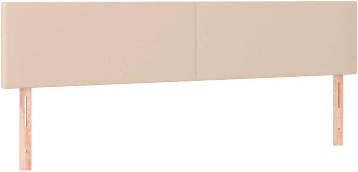 Led Hoofdbord - Bedombouw - Slaapkamer Inrichten - Hoogte Verstelbaar - 180x5x78/88cm - Cappuccino