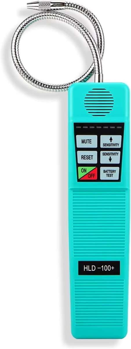 Lekdetector met Alarm - Lekkage Tester - Apparatuur Controleren - Hoge Gevoeligheid Sensor - Draagbaar Ontwerp - Grijs